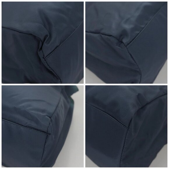 PRADA Hand Bag Nylon Blue Silver Auth 107216 - Picture 14 of 16
